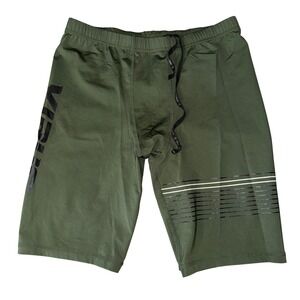 VIRUS Mens Compression Shorts‎ Green Athletic Workout Gym Performance size small